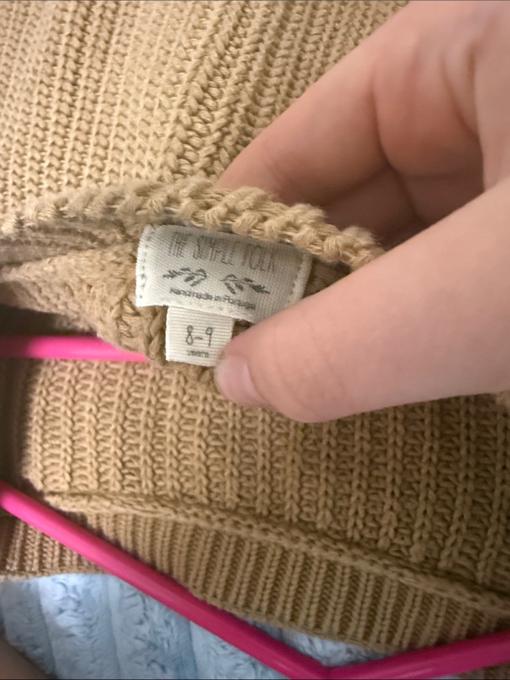 Kids Tan Knit Sweater Top by The Children's Place
